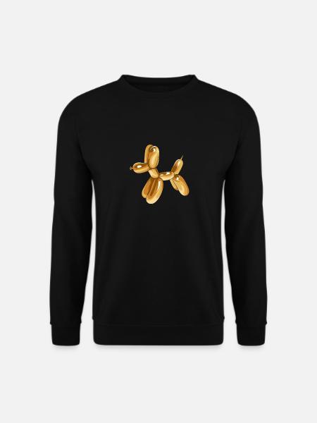 Balloon Dog Silver - Unisex Sweatshirt - black