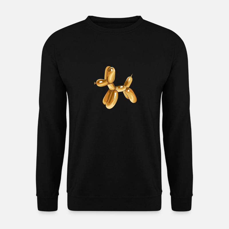 Balloon Dog Silver - Unisex Sweatshirt - black