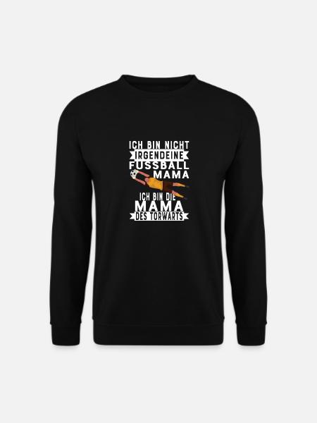 Fußball Mama Fußballspieler Mutter Torwart - Unisex Pullover - Schwarz