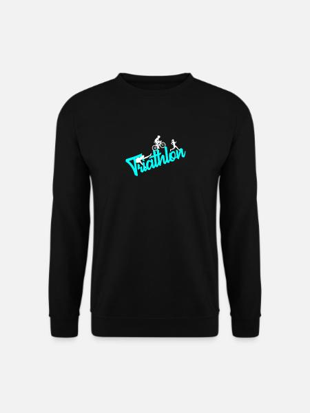 Triathlon Triathlet Mädchen Frau - Unisex Pullover - Schwarz