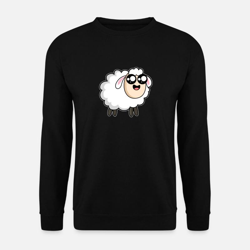 Sheep comic cartoon - Unisex Sweatshirt - black