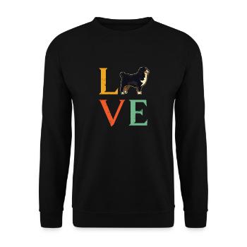 Chemise Bouvier Bernois - Bouvier Bernois - Sweat-shirt Unisexe - noir - Devant - Alina (178cm) & Michal (187cm)