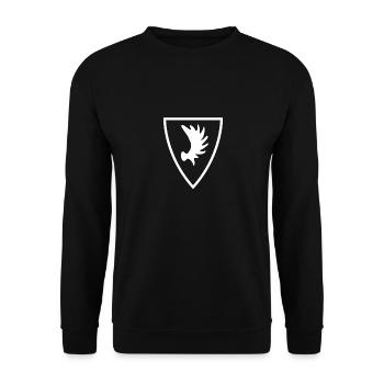 Ostpreußen Preußen Wappen Elchschaufel Heimat - Unisex Pullover - Schwarz - Vorne - Alina (178cm) & Michal (187cm)