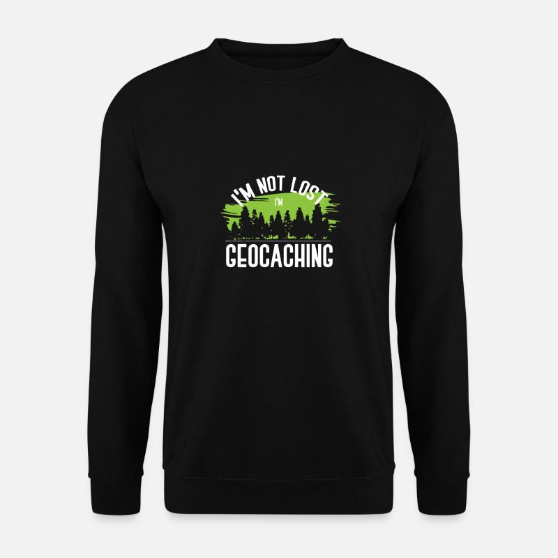 géocaching, cache, gps, géocache, géocacheur, logbu - Sweat-shirt Unisexe - noir