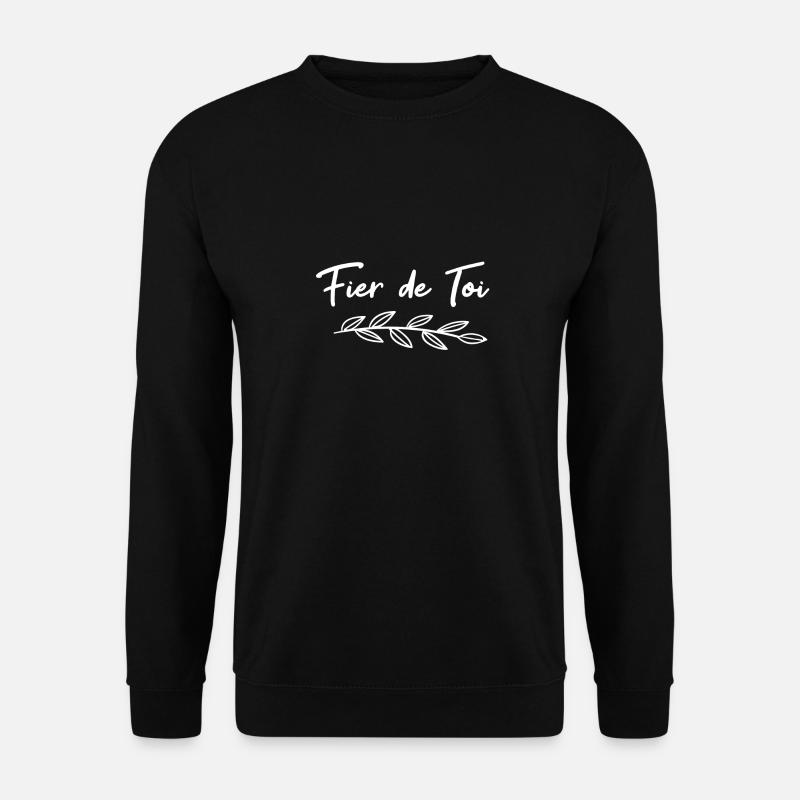Fier de Toi - Sweat-shirt Unisexe - noir