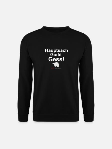 Saarland Saarländer witziger Spruch Geschenk - Unisex Pullover - Schwarz