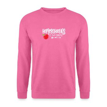 Homeschooling est mon professeur Cardio Homeschool - Sweat-shirt Unisexe - rose - Devant
