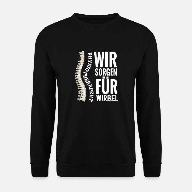 Physiotherapeut Physio Geschenk Physiotherapie - Unisex Pullover - Schwarz