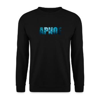 Idée cadeau plongée apnée pour les plongeurs - Sweat-shirt Unisexe - noir - Devant - Alina (178cm) & Michal (187cm)