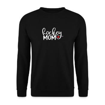 Hockey maman - Sweat-shirt Unisexe - noir - Devant - Alina (178cm) & Michal (187cm)