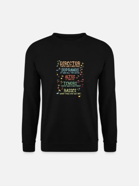 Chorwitz Design | Lustige Musik Gesang Geschenk | - Unisex Pullover - Schwarz