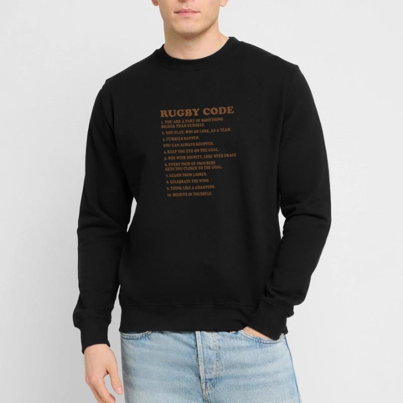 RUGBY CODE TEAM COACH Sweat-shirt Unisexe