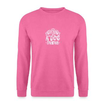 Cadeau de maman de chien occupé à être une maman de chien - Sweat-shirt Unisexe - rose - Devant