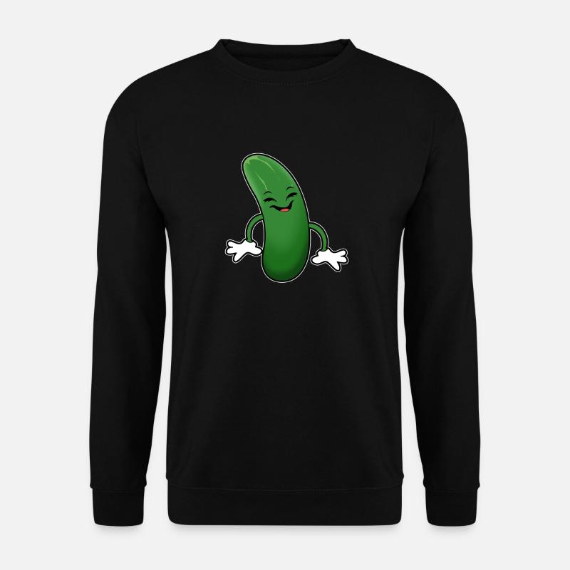 Courgettes drôles - Sweat-shirt Unisexe - noir