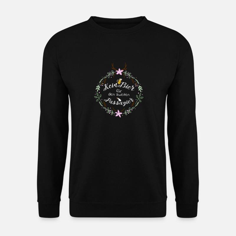 Schwangere Dirndl Ersatz Geschenk - Unisex Pullover - Schwarz