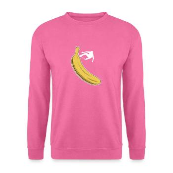 Banane Skateboarding Skateboard Skater - Unisex Pullover - Pink - Vorne