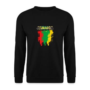 Police de la Jamaïque avec indicateur - Sweat-shirt Unisexe - noir - Devant - Alina (178cm) & Michal (187cm)