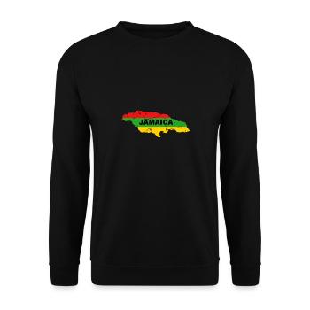 Police de la Jamaïque avec indicateur - Sweat-shirt Unisexe - noir - Devant - Alina (178cm) & Michal (187cm)