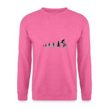 BMX Fahrrad Mountainbike Evolution - Unisex Pullover - Pink - Vorne
