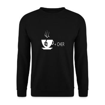 TEACHER - Unisex Sweatshirt - black - Front - Alina (178cm) & Michal (187cm)