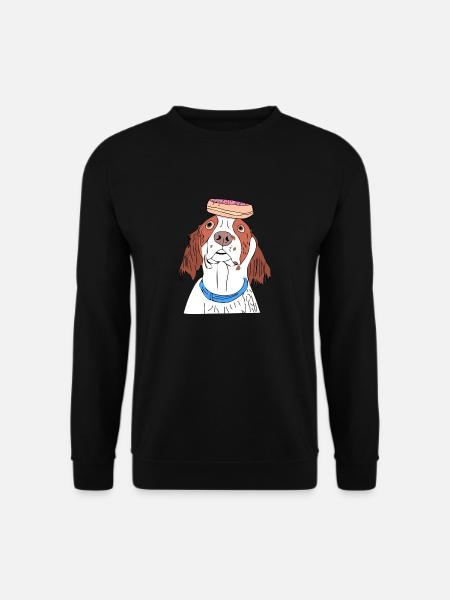 Dog Donut Dream - Unisex Sweatshirt - black