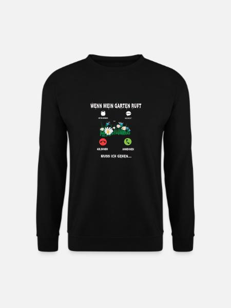 Hobbygärtner und Landschaftsgärtner - Unisex Pullover - Schwarz