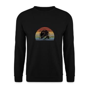Casque de moto Moto Femmes - Sweat-shirt Unisexe - noir - Devant - Alina (178cm) & Michal (187cm)