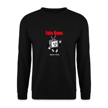 GEZ Démo TShirt drôle chemise de protestation hommes blanc - Sweat-shirt Unisexe - noir - Devant - Alina (178cm) & Michal (187cm)
