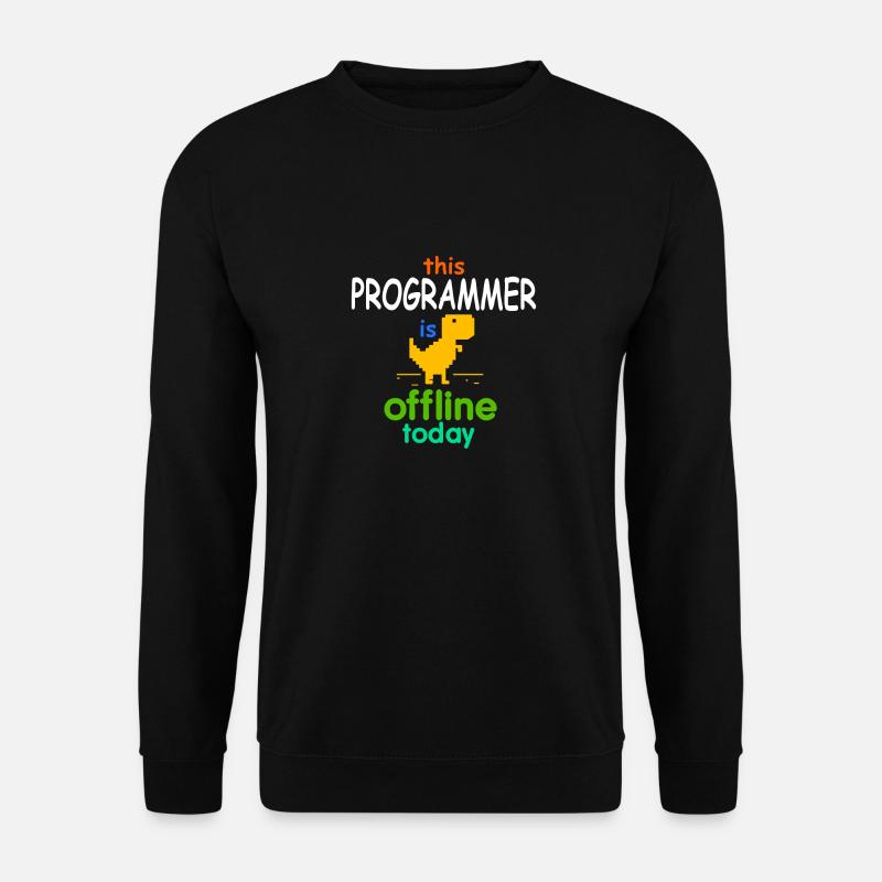 Programmer is offline - Unisex Sweatshirt - black