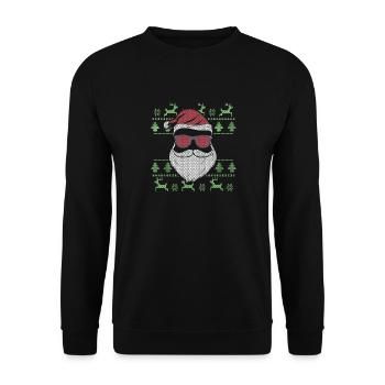 Noël Ugly Christmas - Sweat-shirt Unisexe - noir - Devant - Alina (178cm) & Michal (187cm)