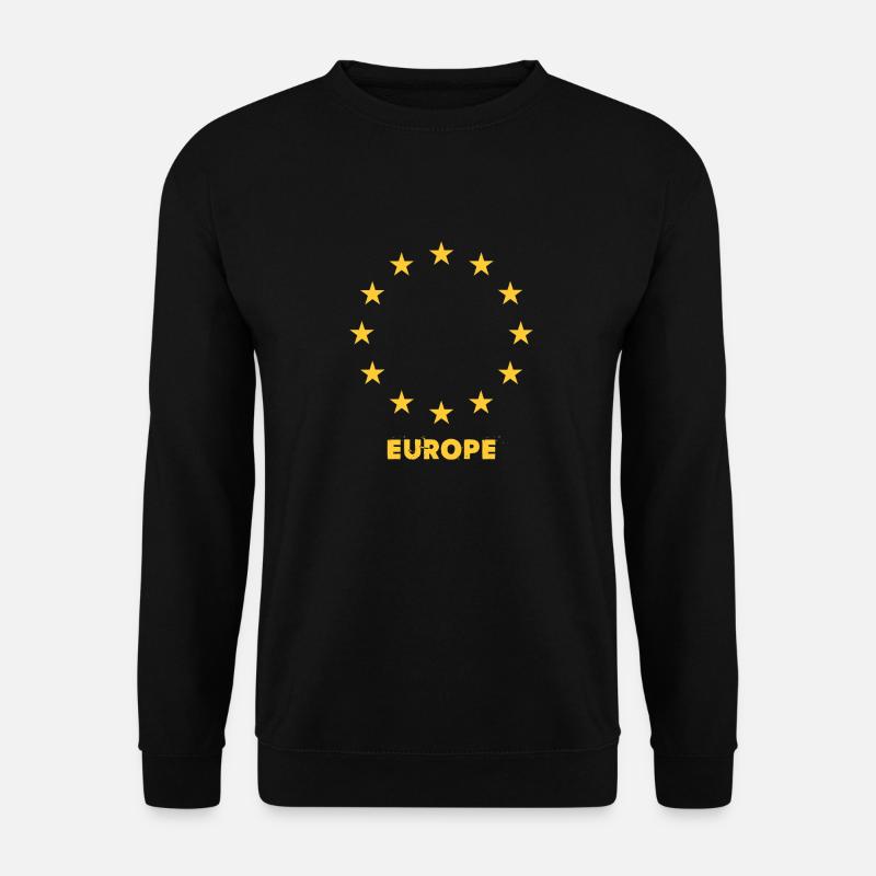 Europa - Unisex Pullover - Schwarz