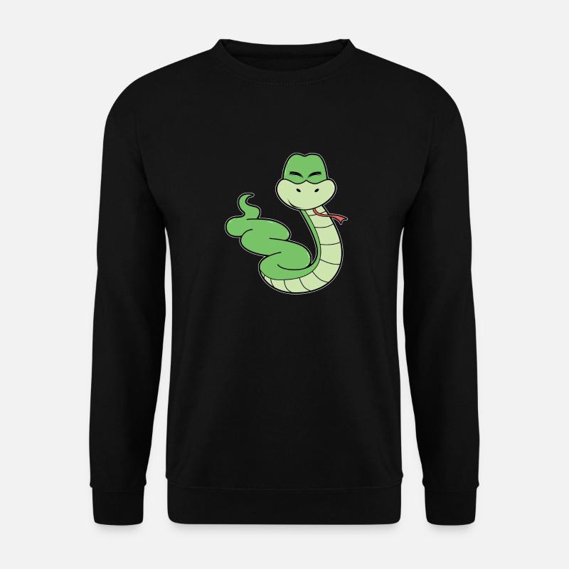 Cute snake - Unisex Sweatshirt - black