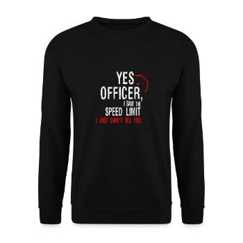 Auto Guy Shirt - Unisex Pullover - Schwarz - Vorne - Alina (178cm) & Michal (187cm)