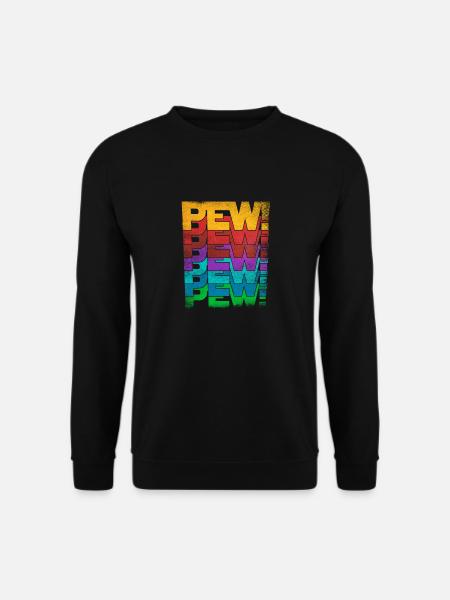 Retro laser sound for gamers with sci-fi vibes - Unisex Sweatshirt - black