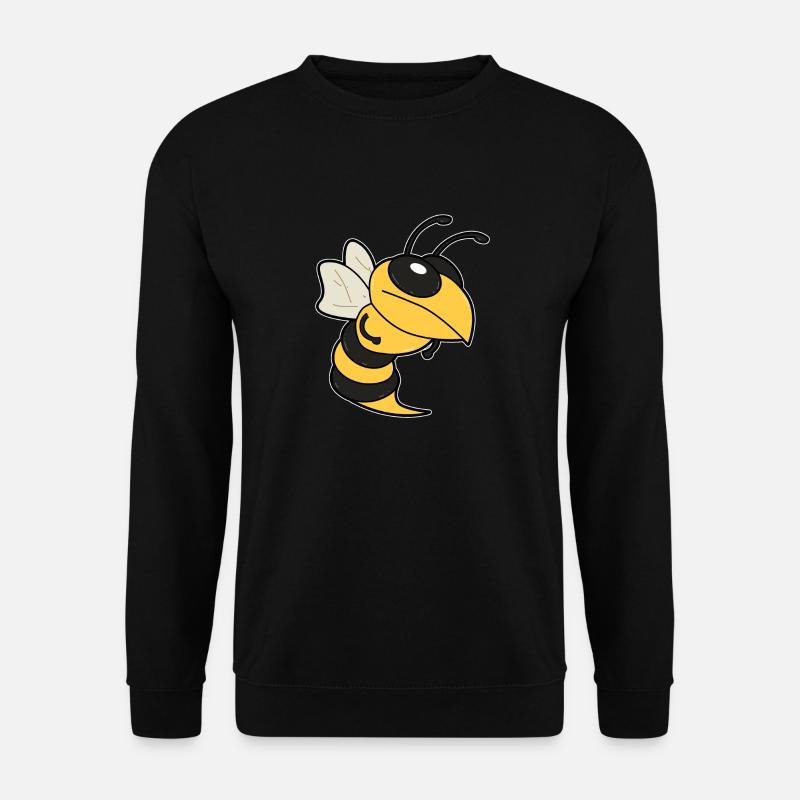 Comic Hornisse - Unisex Pullover - Schwarz