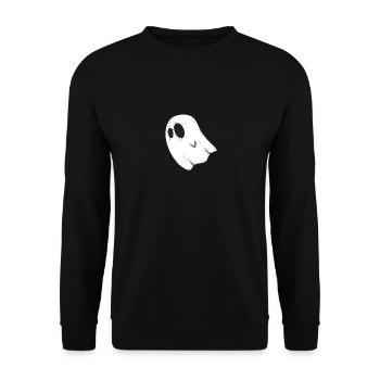 Halloween ghost ghost - Unisex Sweatshirt - black - Front - Alina (178cm) & Michal (187cm)