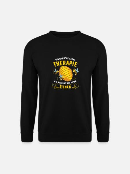 Bienenstock Honig Biene Therapie Zeidler Natur - Unisex Pullover - Schwarz