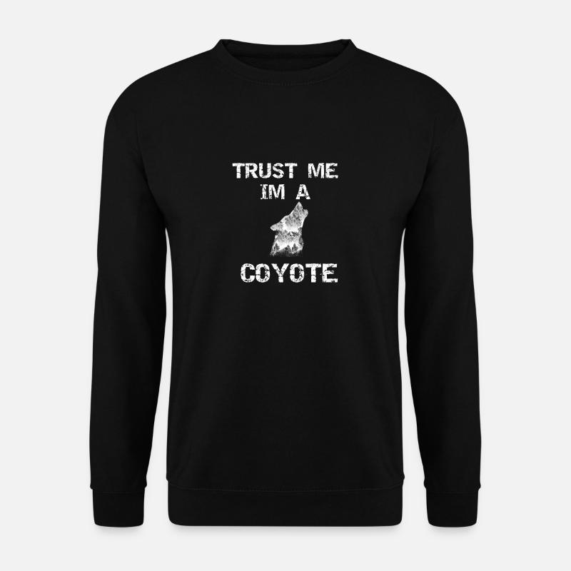 Coyote - Unisex Sweatshirt - black
