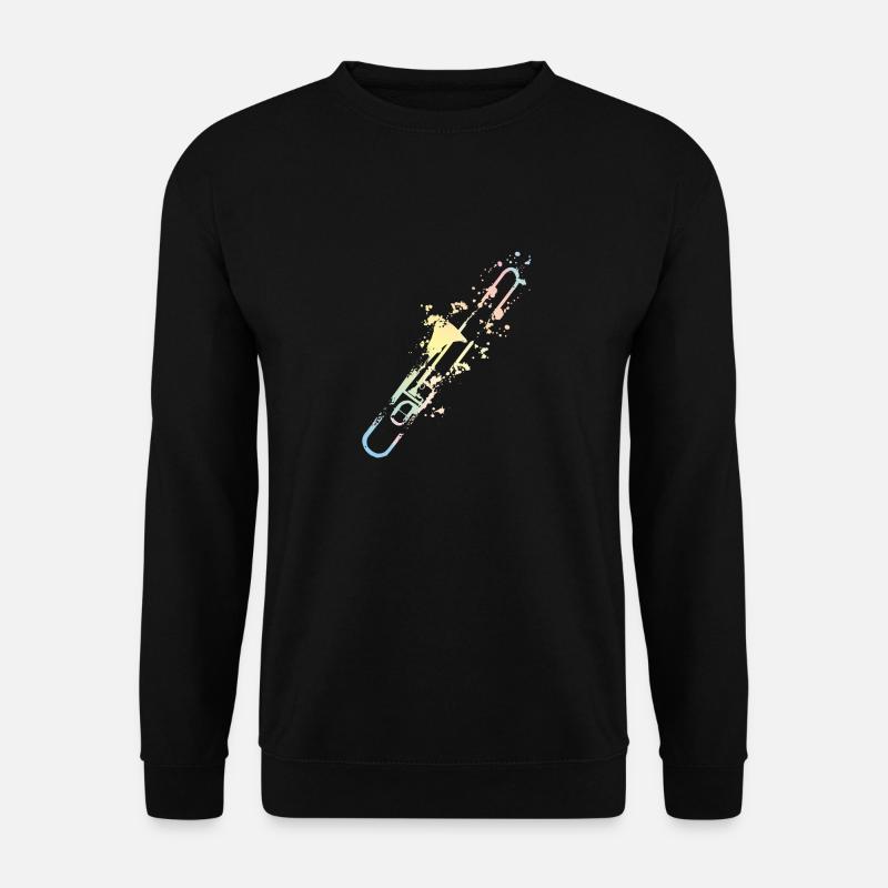 Splash trombone - Unisex Sweatshirt - black