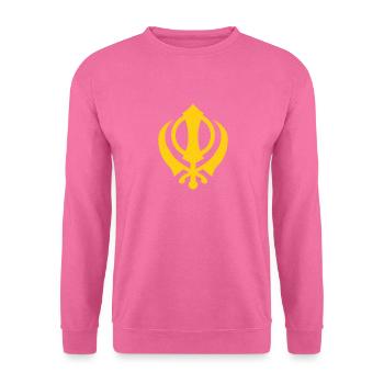 Khanda Kaur Punjabi - Sikhismus Sikh Geschenk - Unisex Pullover - Pink - Vorne