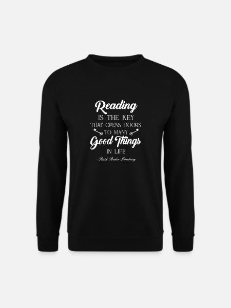 Lesen ist der Schlüssel | RBG - Unisex Pullover - Schwarz