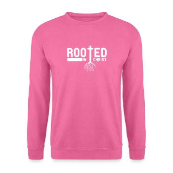Religion chrétienne enracinée dans le Christ - Sweat-shirt Unisexe - rose - Devant