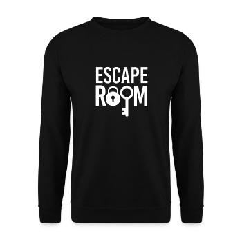 Escape Room Adventure Escape Game - Sweat-shirt Unisexe - noir - Devant - Alina (178cm) & Michal (187cm)