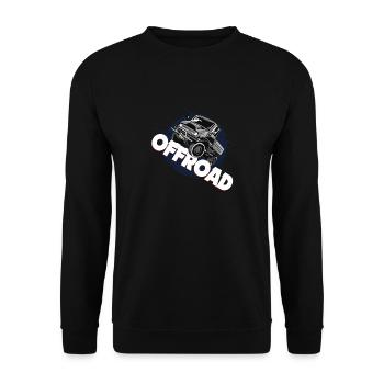 Offroad, Unimog, Unimog 406,Commercial vehicles - Unisex Sweatshirt - black - Front - Alina (178cm) & Michal (187cm)