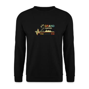Chemise de randonnée Grand Canyon - Randonnée jante à jante - Cool - Sweat-shirt Unisexe - noir - Devant - Alina (178cm) & Michal (187cm)