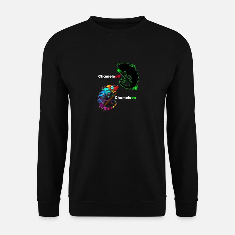 Chamäleons - Unisex Pullover - Schwarz