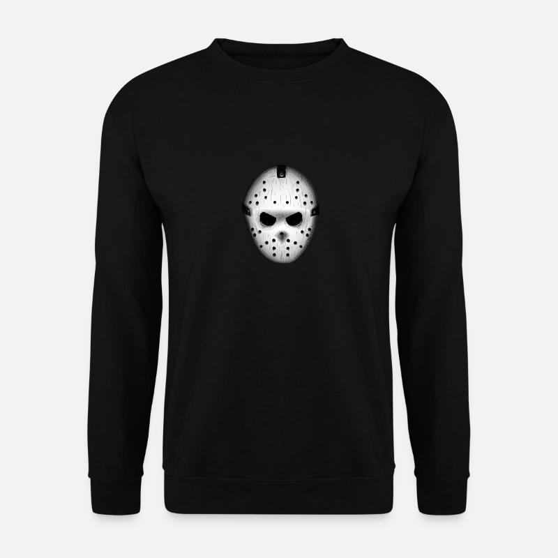 Halloween Hockey Maske Horror - Unisex Pullover - Schwarz