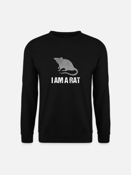 I am a rat - Unisex Sweatshirt - black