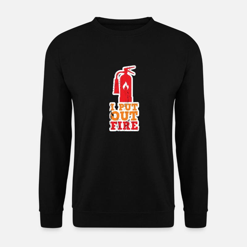 Fire extinguisher - Unisex Sweatshirt - black