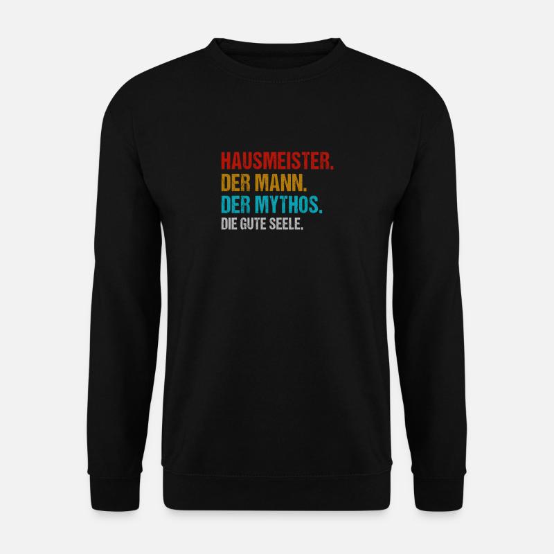Hausmeister Hauswart Facility Manager Geschenkidee - Unisex Pullover - Schwarz